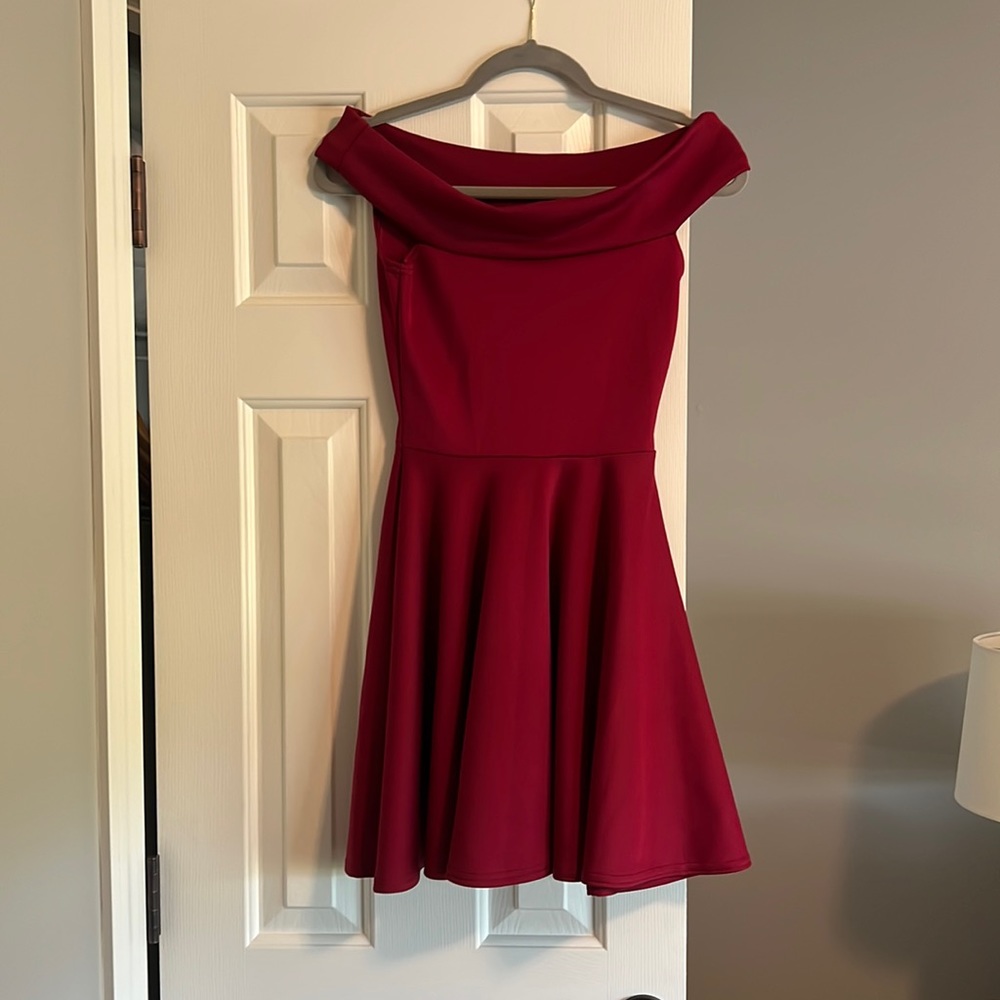 Boohoo Off the Shoulder mini dress